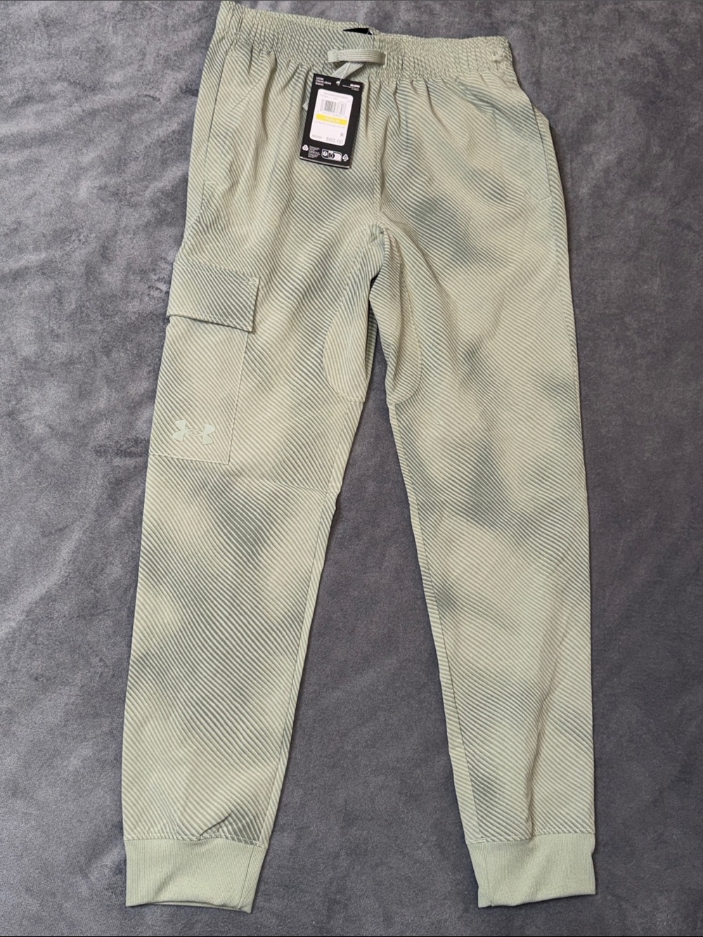 Under Armour Kids Sage Green Cargo Joggers